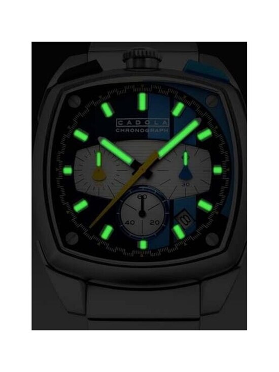 NWT Cadola Taurus Chronograph Quartz Blue Dial Men\'s Watch main image 4